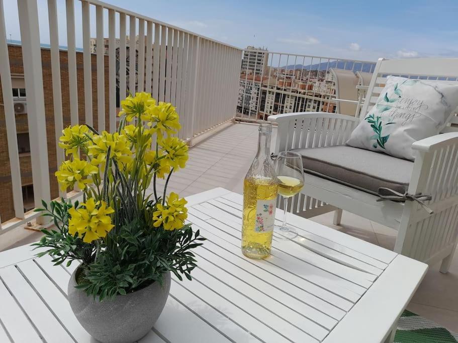 Sea Views Penthouse City Center Málaga Eksteriør billede