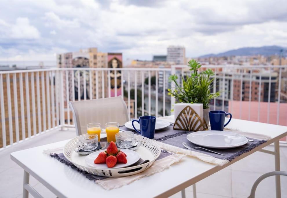 Sea Views Penthouse City Center Málaga Eksteriør billede