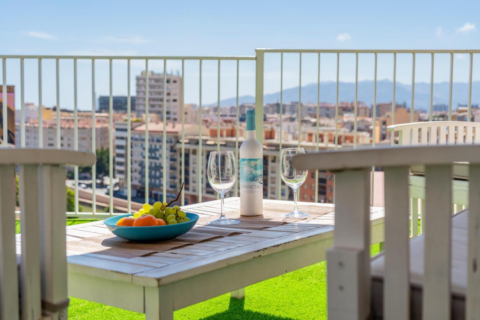 Sea Views Penthouse City Center Málaga Eksteriør billede