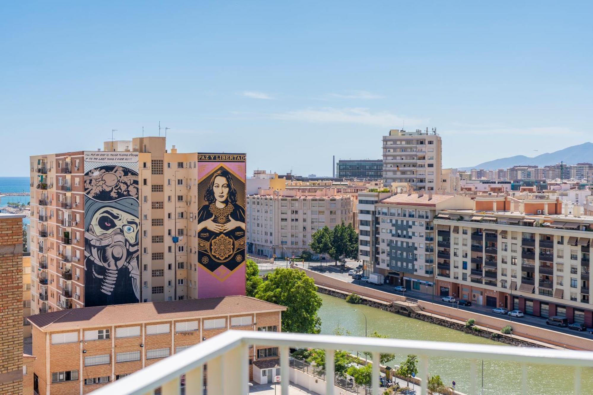 Sea Views Penthouse City Center Málaga Eksteriør billede